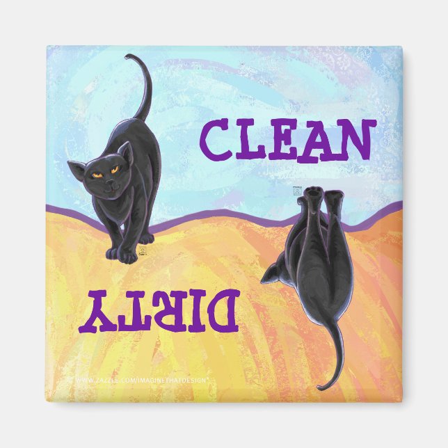 Black Cat Gifts & Accessories Magnet (Front)