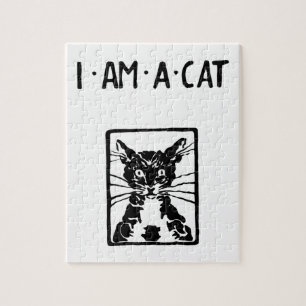 Black Cat Gifts Jigsaw Puzzle