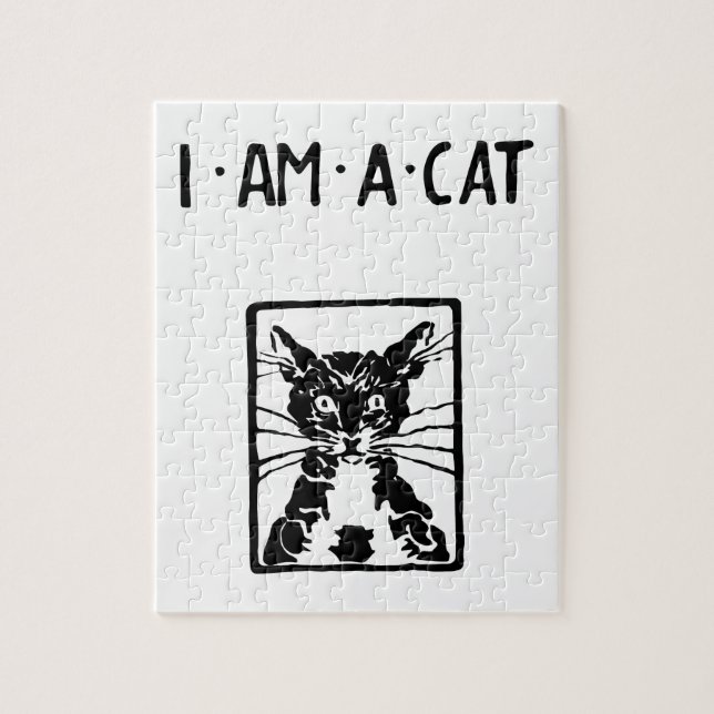 Black Cat Gifts Jigsaw Puzzle (Vertical)