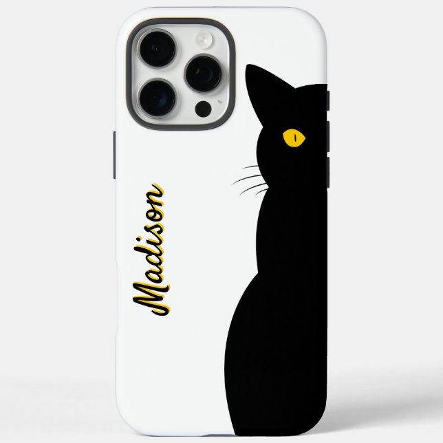 BLACK CAT Golden Eyes Customisable Case-Mate iPhone Case (Back)