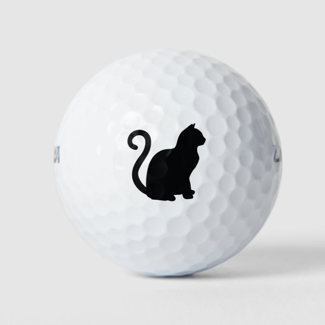 Black Cat Golf Balls (Front)