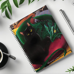Black Cat Green Dragon Planner