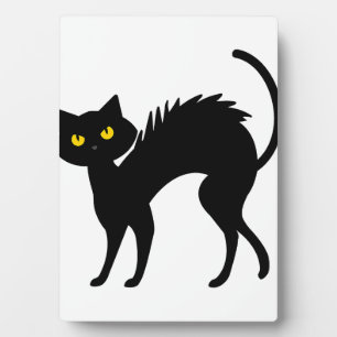 Black Cat Halloween - Black Cats T-Shirt Plaque