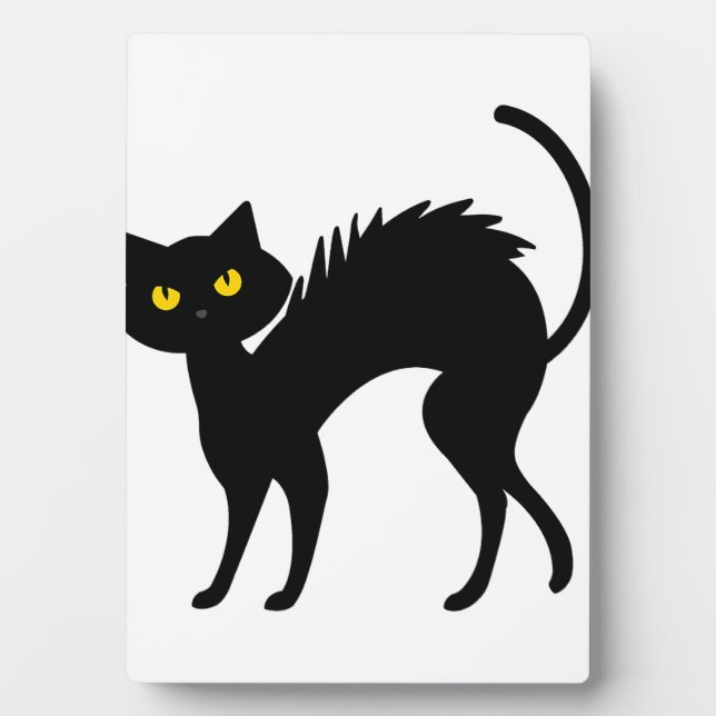 Black Cat Halloween - Black Cats T-Shirt Plaque (Front)