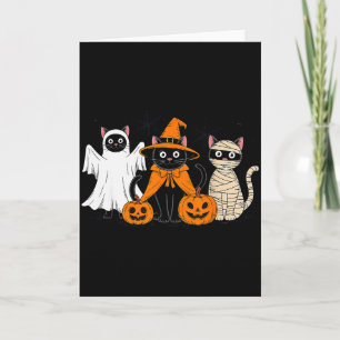 Black Cat Halloween  Card
