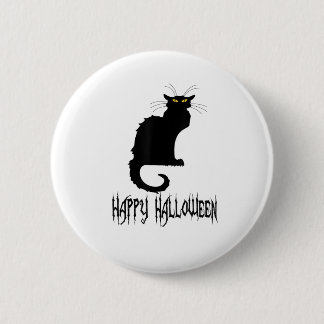 Black Cat Halloween , Costume Idea, Party, Plus si 6 Cm Round Badge