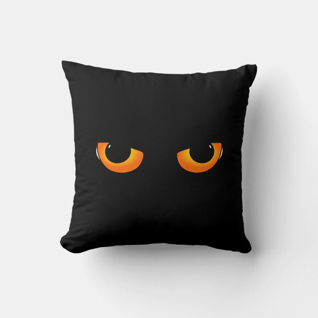 Black Cat Halloween Decorations Cushion (Front)