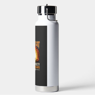 Black Cat Halloween Familiar Vintage Graveyard Des Water Bottle