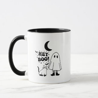 black cat halloween Funny hello kitty halloween Mug