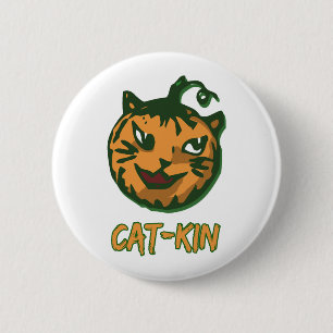 Black Cat Halloween Halloween Costumes 6 Cm Round Badge