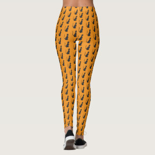 Black Cat Halloween Leggings