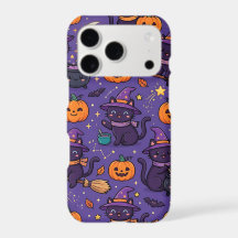 Black Cat Halloween Smartphone 17 Case
