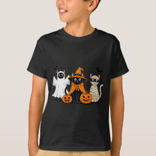 Black Cat Halloween T-Shirt