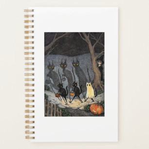 Black cat halloween T-Shirt Planner