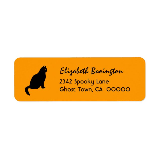 BLACK CAT Halloween Theme H04 (Front)