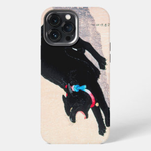 Black Cat Hissing Fine Art by Hiroaki Takahashi iPhone 13 Pro Max Case