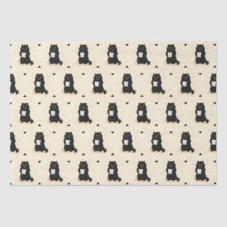Black Cat Home Sweet Home Rescue Shelter Cute Tissue Paper