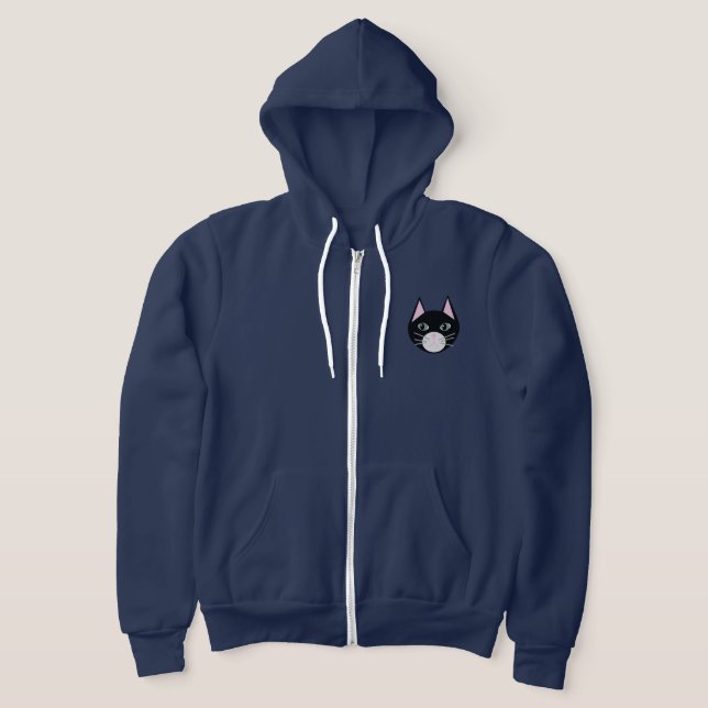 Black Cat Hoodie (Laydown)