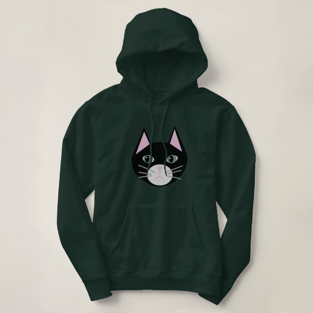 Black Cat Hoodie (Design Front)