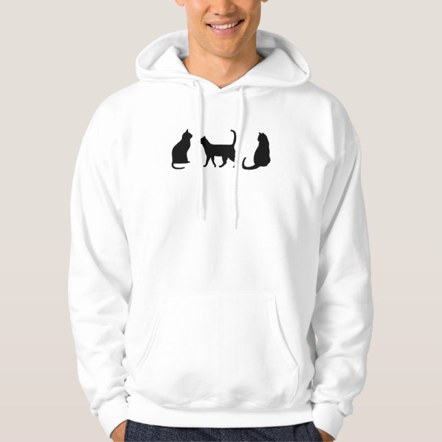 Black Cat Hoodie (Front)