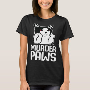 Black Cat Humour Street Cat Cool Cat T-Shirt
