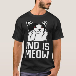 Black Cat Humour Street Cat Cool Cat T-Shirt