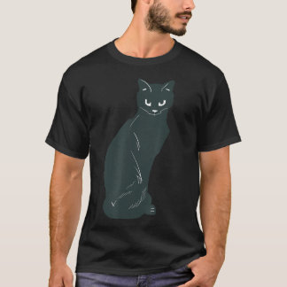 Black Cat  I Love Cat  Funny Cat Lover  Cat Lover  T-Shirt