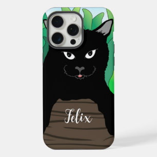 Black Cat Illustration Case-Mate iPhone Case
