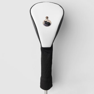 Black Cat in Potion Bottle Classic T-Shirt Golf Head Cover