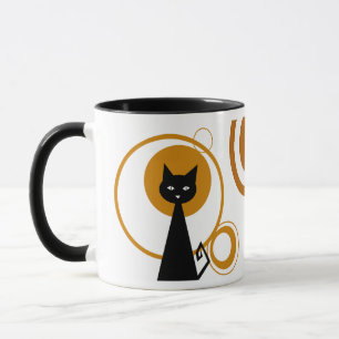 Black Cat in the Moonlight Mug