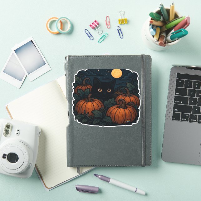 Black Cat in Witch Hat – Matcha Latte Magic Classi (iPad Cover)