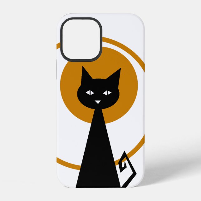 Black Cat iPhone Case (Back)
