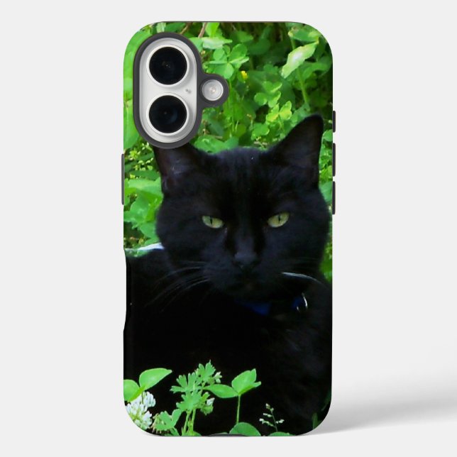 Black Cat iPhone / iPad case (Back)