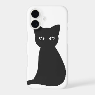 Black cat iPhone / iPad case