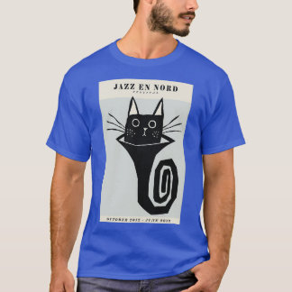 Black Cat Jazz En Nord T-Shirt