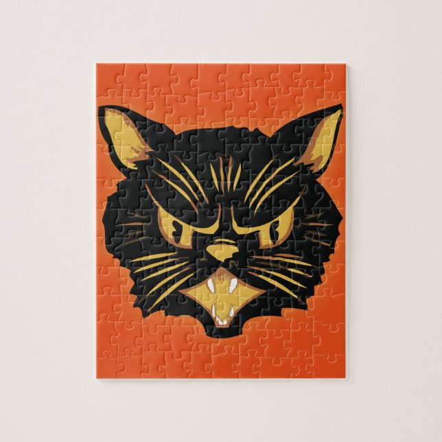 Black Cat Jigsaw Puzzle (Vertical)