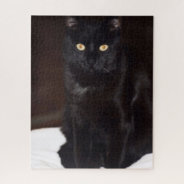 Black Cat Jigsaw Puzzle (Vertical)