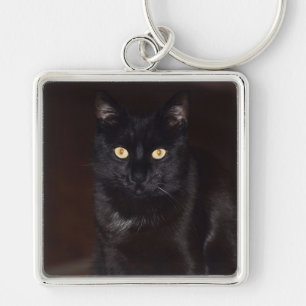 Black Cat Key Ring
