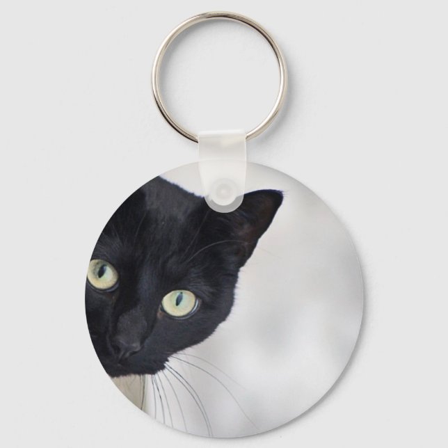 Black Cat Key Ring (Front)