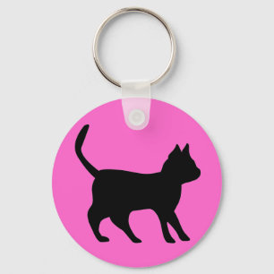 Black Cat Key Ring