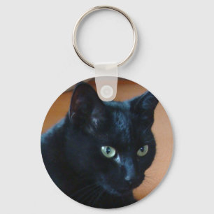 Black cat - keychain