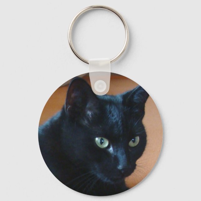 Black cat - keychain (Front)