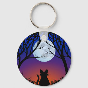 Black Cat Keychain Black Cat Gifts Pet Keychains
