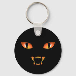 Black Cat Keychain Cat Halloween Keychains