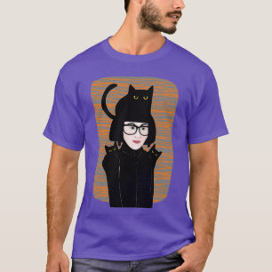 Black Cat Lady T-Shirt