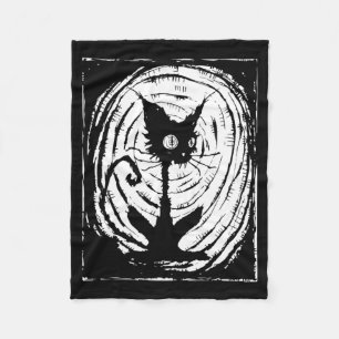 Black Cat Lazy Halloween Costume Y Y Performance Fleece Blanket