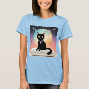Black Cat - Lets Get Comfy T-Shirt