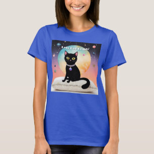 Black Cat - Lets Get Comfy T-Shirt