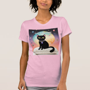 Black Cat - Lets Get Comfy T-Shirt