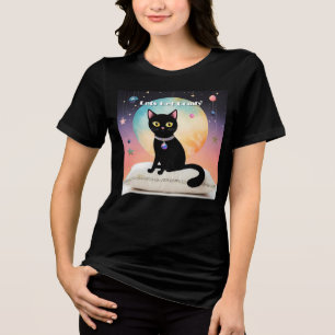 Black Cat - Lets Get Comfy Tri-Blend Shirt